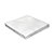 Guardanapo de Luxo Folha Dupla Liso Branco - 20 unidades - Silver Festas - Rizzo Embalagens - Imagem 1