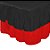 Kit Festa Toalhas TNT Vermelho/Preto - 12 peças - Best Fest - Rizzo Embalagens - Imagem 2