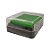 Almofada para Carimbo em Plástico e Espuma - Carimbeira Verde 2,5x2,5cm - 01 Unidade - Rizzo Embalagens - Imagem 3