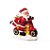 Noel na Moto com Som e Luz 20cm - 01 unidade - Cromus Natal - Rizzo - Imagem 1