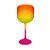 Taça Gin Fluor com 550ml Degradê Pink, Amarelo e Laranja - Rizzo Embalagens - Imagem 1