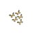 Enfeite Tecido Decorativo Borboleta Amarela - ArtLille - 10 Uni - Rizzo Embalagens - Imagem 1