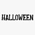 Transfer Halloween - Lettering HALLOWEEN - 01 Unidade - Rizzo Embalagens - Imagem 1
