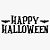 Transfer Halloween - Lettering HAPPY HALLOWEEN - 01 Unidade - Rizzo Embalagens - Imagem 1
