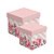 Caixa Cubo para Presentes Scarlett - 01 unidade - Cromus - Rizzo Embalagens - Imagem 1