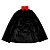 Capa de Vampiro - Halloween - Preto c/ gola Vermelha - Infantil - 01 unidade - Rizzo - Imagem 1