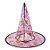 Chapéu de Bruxa Transparente Rosa - Mix Halloween - 01 unidade - Rizzo - Imagem 1