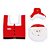 Kit para Banheiro de Noel com 3 peças - Cromus Natal - Rizzo - Imagem 1