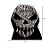 Máscara Luxo - Halloween - Caveira com Capuz mod.2 - Bronze - 01 unidade - Rizzo - Imagem 2
