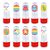 Mini Tubete Lembrancinha Festa Fidget Toys 8cm 20 unidades - Vermelho - Rizzo Embalagens - Imagem 2