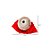 Enfeite Decorativo - Olhos de plástico com sangue - Halloween - 05 unidades - Rizzo - Imagem 2