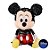 Bolsa Pelúcia Lantejoula Mickey Mouse 30cm - Disney Original - 1 Un - Rizzo - Imagem 2