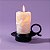 Enfeite Decorativo - Mini Vela Caveira - Branco - Halloween - 01 unidade - Rizzo - Imagem 1