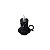 Enfeite Decorativo - Mini Vela Caveira - Preto - Halloween - 01 unidade - Rizzo - Imagem 2