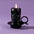 Enfeite Decorativo - Mini Vela Caveira - Preto - Halloween - 01 unidade - Rizzo - Imagem 1