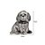 Enfeite Decorativo Pelúcia Cachorro Labrador - Bege - 01 unidade - Cromus - Rizzo - Imagem 2
