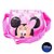 Bolsa Infantil Rosa Glitter Minnie Mouse - Disney Original - 1 Un - Rizzo - Imagem 1