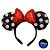 Tiara Lantejoula Poá Orelhinha Minnie Mouse - Disney Original - 1 Un - Rizzo - Imagem 1