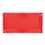 Bandeja Retangular Plástico Liso Vermelha - 16x30cm - 1 Un - Rizzo - Imagem 1