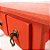 Mini Gaveteiro de Mesa 3 Gavetas -Vermelho - MDF - 01 Unidade - Rizzo Embalagens - Imagem 3