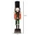 Boneco Soldado Quebra Nozes de Madeira - Vermelho e Verde - EN039-25 - 60 cm - 1 unidade - Global Master - Rizzo Embalagens - Imagem 3