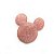 Aplique Urso Glitter Rosa Claro - 6,5cm - 2 Un - Artegift - Rizzo - Imagem 1