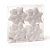Enfeite para Pendurar Floco Neve Branca Natal 01 Unidade - Cromus - Rizzo Embalagens - Imagem 1
