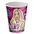 Copo Papel 200ml Festa Barbie - 8 Unidades - Festcolor - Rizzo Embalagens - Imagem 1