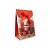 Mini Sacola Lembrancinha Vermelha Enfeites Natal - 10cm - 1 UN - Rizzo - Imagem 1