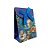 Mini Sacola Lembrancinha Azul Urso Noel - 10cm - 1 UN - Rizzo - Imagem 1