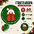 Etiqueta Adesiva Noel com Presente - Verde - com 60 un. Rizzo - Imagem 2