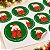 Etiqueta Adesiva Noel com Presente - Verde - com 60 un. Rizzo - Imagem 1