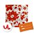 Kit Saco para Presente + Fecho de Natal + Poinséttia Vermelha  20cm x 29cm 01 Unidade Cromus Rizzo Embalagens - Imagem 1