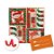 Kit Saco para Presente + Fecho de Natal + Papai Noel e Arvore 20cm x 29cm 01 Unidade Cromus Rizzo Embalagens - Imagem 1