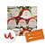 Kit Saco para Presente + Fecho de Natal + Papai Noel Fundo Verde 20cm x 29cm 01 Unidade Cromus Rizzo Embalagens - Imagem 1