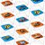 Caixinha Acrílica Lembrancinha Festa Hot Wheels - 5cm x 5cm 20 unidades - Rizzo Embalagens - Imagem 2