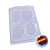 Forma de Acetato Simples Semiprofissional - Pop It Divertido - Ref. 3667 - 01 Unidade - BWB - Imagem 1