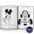 Livro Para Ler e Colorir Mickey Sobre Rodas - 01 Unidade - Culturama - Rizzo - Imagem 3