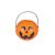 Baldinho Abóbora M 1un. Halloween Cromus Rizzo - Imagem 1