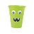 Copo de Plástico Rígido de Halloween - Monstrinho - Verde - 500ml - 1 unidade - Cromus - Rizzo - Imagem 2