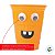 Copo de Plástico Rígido de Halloween - Monstrinho - Laranja - 500ml - 1 unidade - Cromus - Rizzo - Imagem 3