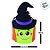 Decoração Cesta de Tecido Bruxinha Halloween Cromus Rizzo - Imagem 3
