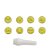 Kit Carimbo Marcador Ratinhos Amarelo - 09 Unidades - BlueStar - Rizzo - Imagem 1
