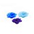 Forminha Flor - Tons - Azul - 50 UN - MaxiFormas - Rizzo - Imagem 1