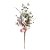 Galho com Folhas e Flores - Rosa Candy - 01 unidade - Cromus Natal - Rizzo Embalagens - Imagem 1