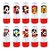 Mini Tubete Lembrancinha Festa Mickey Mouse 8cm 20 unidades - Vermelho - Rizzo Embalagens - Imagem 2