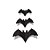 Apliques Decorativo Halloween - Morcegos - 6 unidades - Cromus - Rizzo Embalagens - Imagem 1