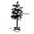 Árvore Decorativa Nevada - 60cm - 01 unidade - Natal Tok da Casa - Rizzo Embalagens - Imagem 2