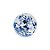 Balão Bubble Transparente com Confete Bolinha Azul - 11" 26cm - 01 Unidade - Partiufesta - Rizzo Embalagens - Imagem 1