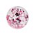 Balão Bubble Transparente com Confete Bolinha Rosa - 18" 45cm - 01 Unidade - Partiufesta - Rizzo Embalagens - Imagem 1
